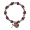 Nativity Christmas Beaded Rosary Bracelet